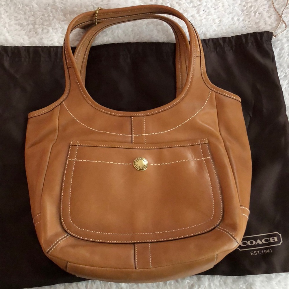 Coach leather bag